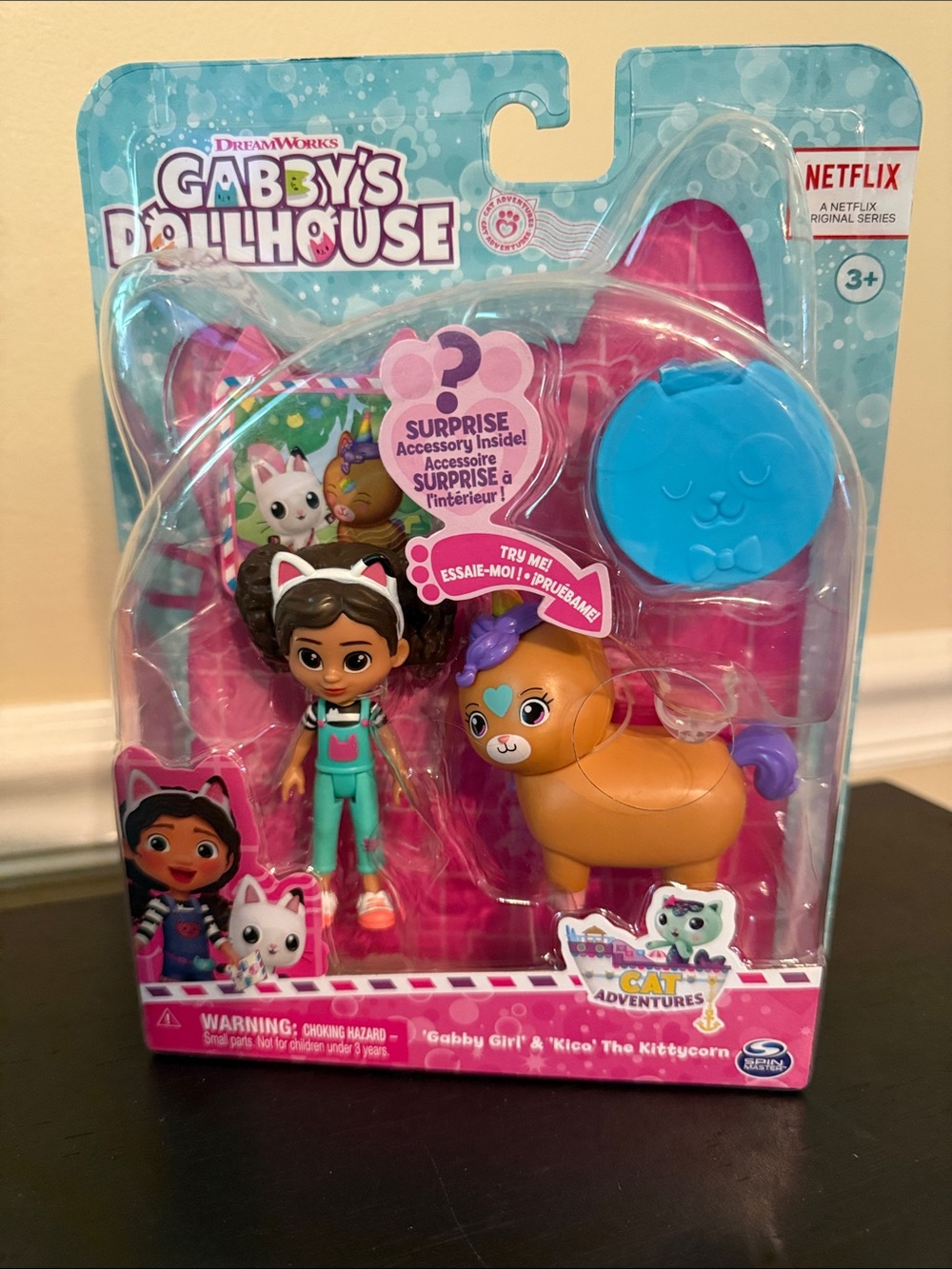 DreamWorks Gabby’s Dollhouse Gabby Girl & Kica Kittycorn - Pink Blue Teal Purple